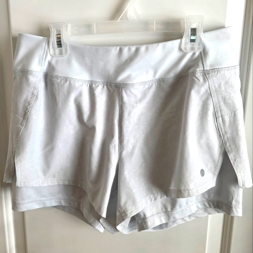 Women's Apana White 2 in 1 Athletic Shorts